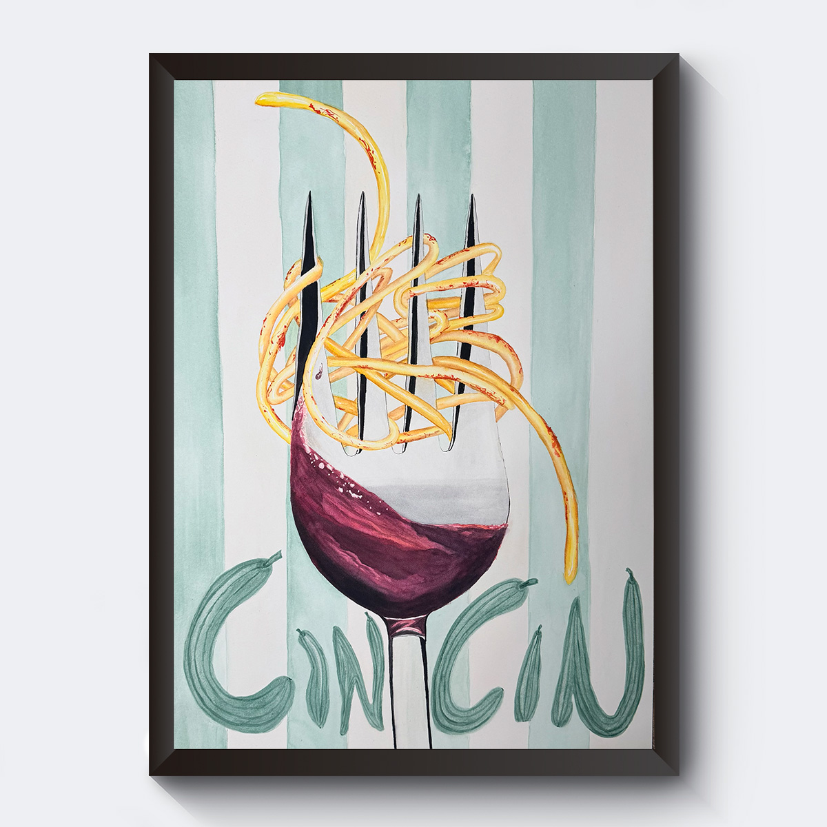 Cin cin Italien vin och pasta